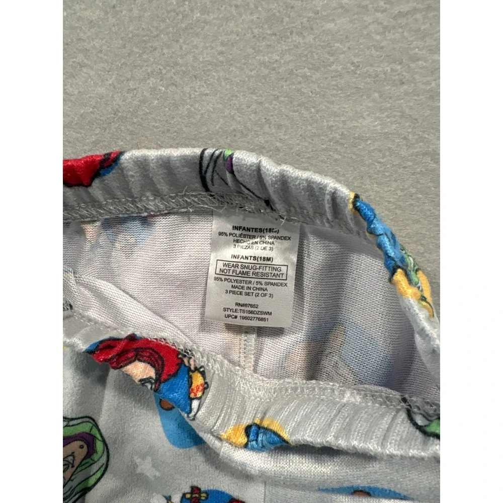 Disney Pixar Toy Story Pajamas Set Woody Buzz Jessie 18M Gray TS156DZSWM